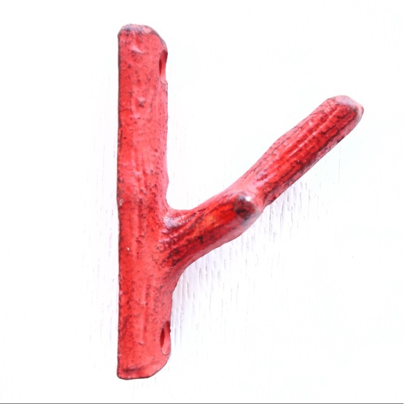 SOLD Sturdy cast iron coat hooks - Picture 4 of 4